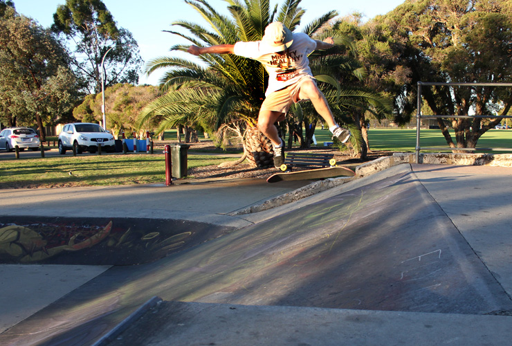 Mitch Harris Freestyle Now Willetton skatepark skateboard