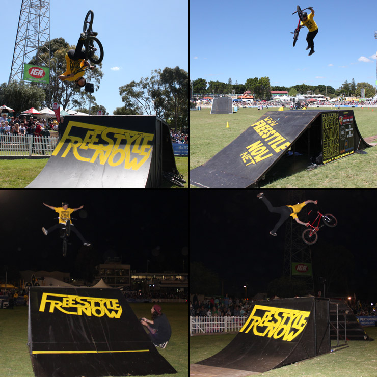 Perth royal show 2014 day 4 - freestyle now bmx stunt show