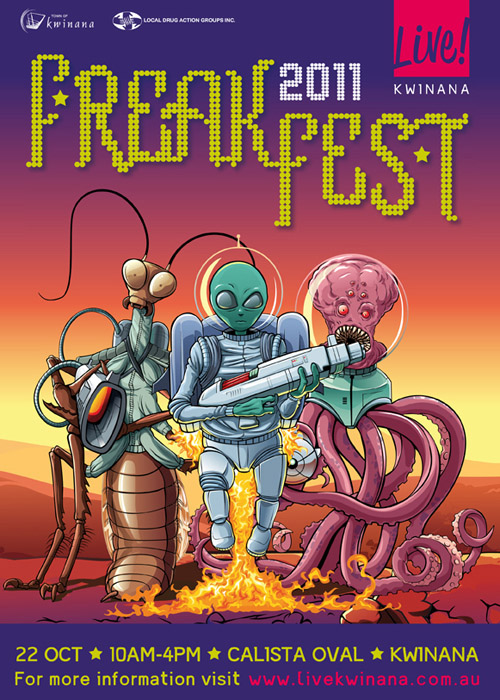 Freakfest A4 Poster