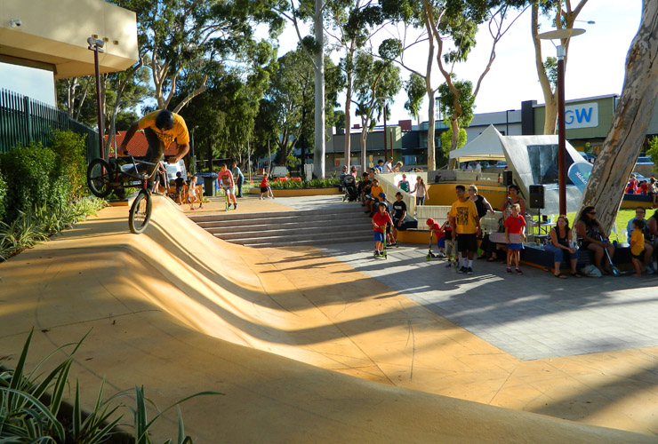 Tim Rose at Armadale skatepark launch 17 feb 2012