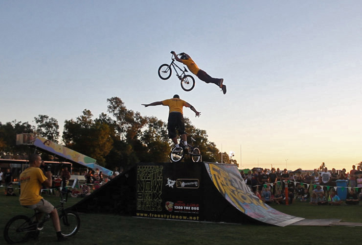 Port Bound bmx stunt show May 2012