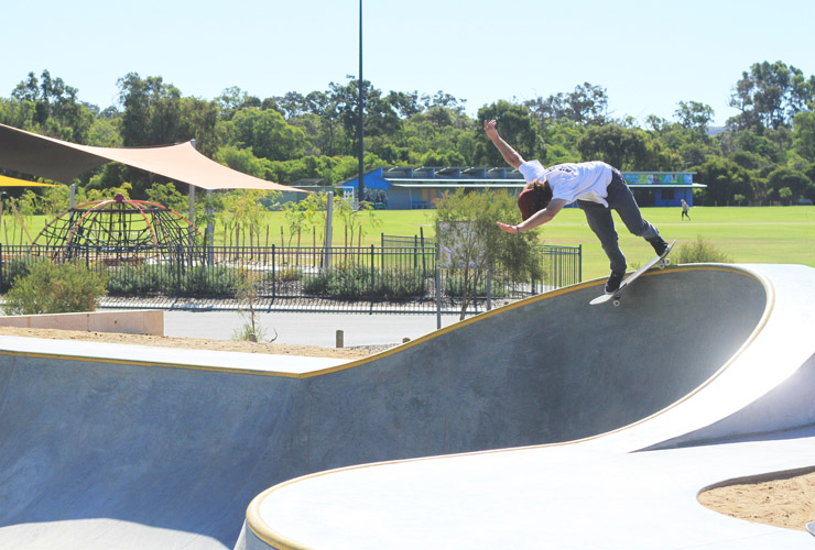 Callum backside smith Dunsborough april 2013 photo tom hewitt