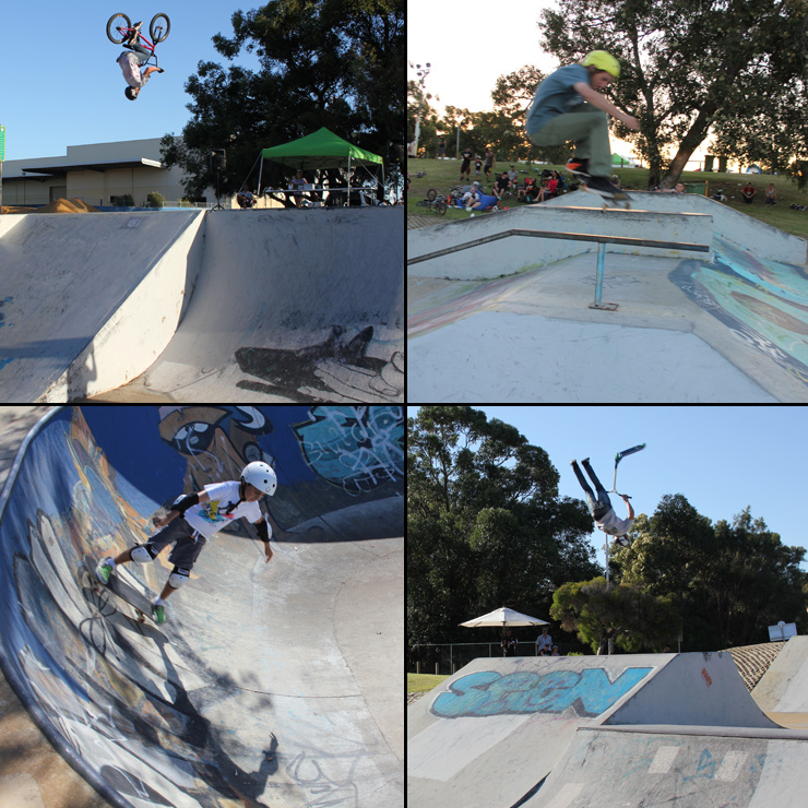 Freestyle Now Bayswater skatepark competition March 2015 skate scooter bmx