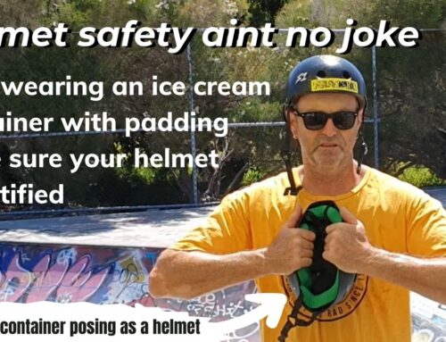 Helmet safety ain’t no joke – Be sure your helmet is a certified helmet for your safety