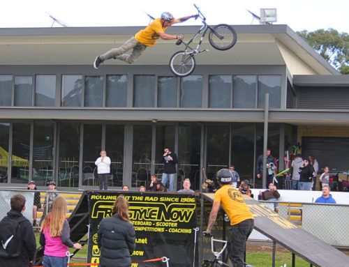 When the Rain Comes the Show Never Stops: Freestyle Now BMX Stunt Shows at the Beaufort Car and Truck Show