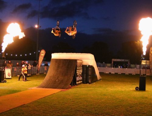 Freestyle Now BMX Stunt Shows at the Mandurah FlameFest