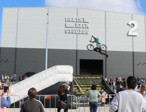 Freestyle Now Pays Tribute to BMX Bandits at the Opening of Perth Film Studios